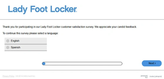 Lady Foot Locker Customer Satisfaction Survey